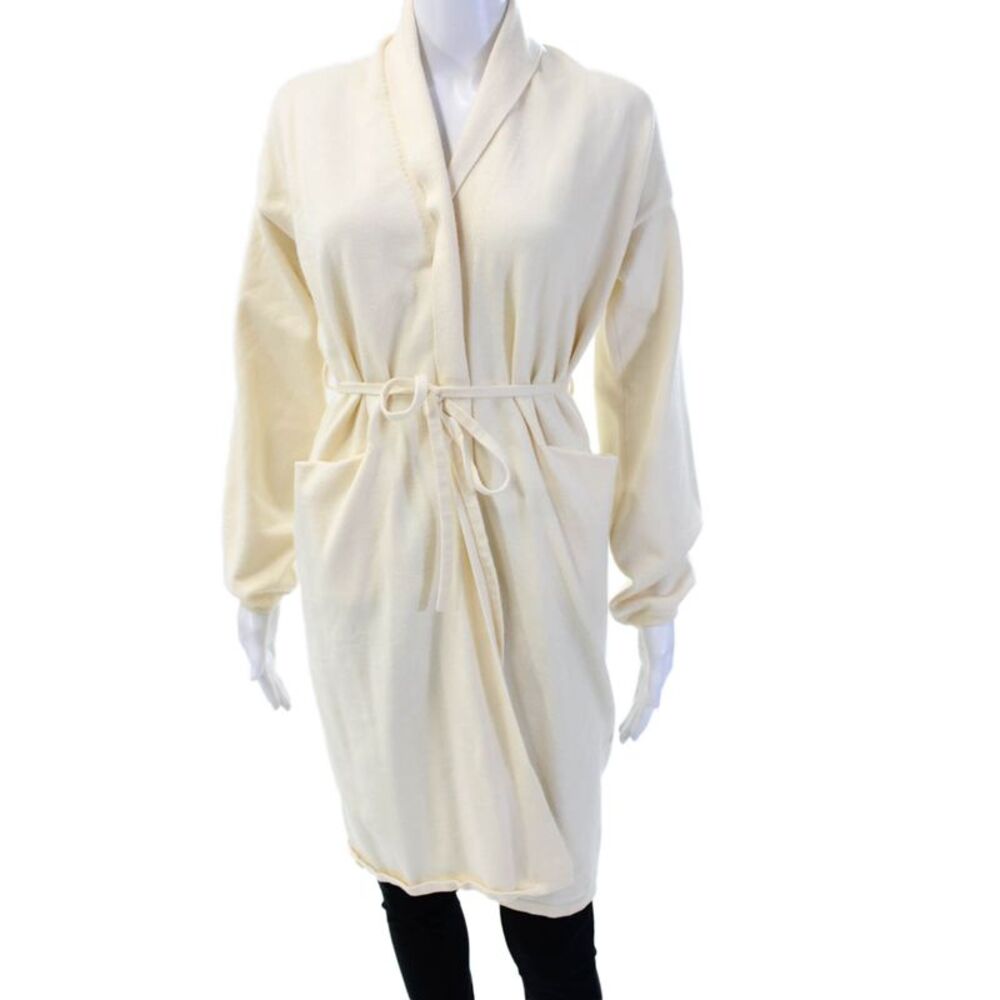 Oak + Fort Womens Beige Cardigan Long Sleeve Size XS